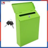 ราคา ตู้จดหมายติดผนังสไตล์วินเทจ สีเขียวอ่อน วัสดุเหล็ก ขนาด 12.5 นิ้ว สำหรับเก็บของ (49304146915)