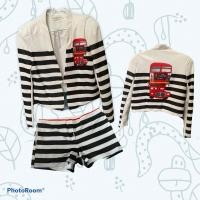 ราคา งานป้ายเสื้อสูทพร้อมกางเกงขาสั้นสุดเปรี้ยว (5282008419)