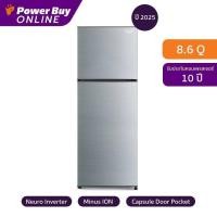 ราคา MITSUBISHI ELECTRIC FC Series ตู้เย็น 2 ประตู 8.6 คิว Inverter (สีซิลกี้ซิลเวอร์) รุ่น MR-FC26EY-SSL (26175353876)