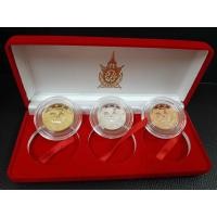 ราคา เหรียญปีนักษัตร ปีระกา 2560 เซ็ท 3 เหรียญ ทอง เงิน ทองแดง พร้อมกล่อง (16475481280)