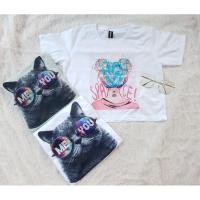 ราคา เสื้อครอป TK ผ้านิ่มใส่สบายอก 34-36ยาว 17" (3778901648)
