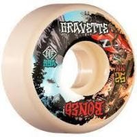 ราคา ล้อสเก็ตบอร์ด BONES WHEELS PRO STF Skateboard Wheels Gravette Heaven & Hell 52mm V2 Locks 99a (19151313113)