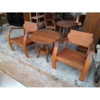 ราคา ชุดโต๊ะเก้าอี้ไม้สัก ชุดเก้าอี้แขนอ่อนไม้สักเก่า (3619904037)