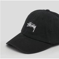ราคา หมวก stussy *มือสอง* stüssy stock low pro logo black (28577165751)