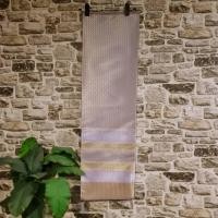 ราคา ผ้าฝ้าย (ผ้าไทย ผ้าซิ่น ผ้าถุง) ผ้าทอทั้งผืน ลายยกดอกลำพูน สีชมพูพาสเทล (45454169933)