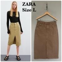 ราคา ZARA กระโปรงยีนส์มือสองของแท้ (43513593451)