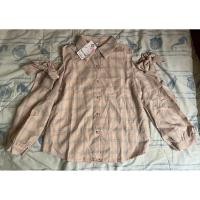 ราคา เสื้อเชิ้ตลายสก๊อตสีชมพูสไตล์เกาหลีแขนยาว ไซส์ XL มือ1 (44153653867)