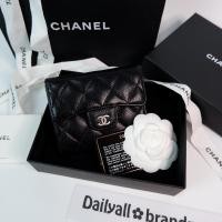 ราคา Used like new Chanel tri-fold short wallet Caviar shw holo246xxx คาเวียร์ดำอะไหล่เงิน ส๊วยสวยค่ะ กระเป๋าตังค์ 3 พับ (10511853119)