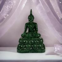 ราคา พระพุทธรูป แกะสลัก หินเขียวอินเดีย พระเชียงแสน สิงห์สอง รูปทรง ปางมารวิชัย หน้าตัก 5 นิ้ว สูงรวมฐาน 11 นิ้ว (25520971859)