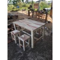 ราคา โต๊ะเก้าอี้ไม้หัวโล้นไม้ประดู่ (26967963044)