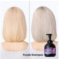 ราคา [แชมพูม่วง สว่างเทา] mise en scene Hello Bubble Color Purple Shampoo 400 ML. (47453797621)