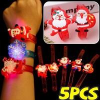 ราคา สายรัดข้อมือแหวนมีไฟ LED ซีรีส์คริสต์มาส - ของเล่นปาร์ตี้เทศกาล - สร้อยข้อมือประเภทนาฬิกากระพริบสีสันสดใสที่สร้างสรรค์ (43626173135)