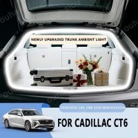 ราคา ด้านหลัง LED Light Bar แถบ Trunk ภายในโคมไฟตกแต่ง Fit สําหรับ 2023-2025 CADILLAC CT6 (44052506606)