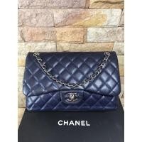 ราคา CHANEL Classic jumbo caviar navy (3247516664)