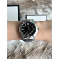 ราคา ⌚️Gucci 126.2 G-Timeless Red Green Logo Black Dial Date Men’size (40722454804)