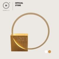 ราคา นาฬิกาปลุกดิจิตอล Homlly Sunrise พร้อมเพลงผ่อนคลาย ไฟกลางคืนอุ่น & เครื่องชาร์จ USB (26707671805)