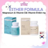 ราคา ESTHER FORMULA Magnesium & Vitamin D& Vitamin B 850 mg – 30 เม็ด / K-FOOD (40823948782)