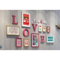ราคา กรอบรูปติดผนัง Set LOVE : กรอบรูป ไม้ 9 ชิ้น + อักษรไม้ตกแต่ง (62500506)