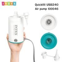 ราคา INTEX QuickFill USB240 Air Pump 66646 | ปั๊มลมไฟฟ้า ชาร์จได้ สูบเข้า–ดูดออก แรงลม 240L/min (55252752073)
