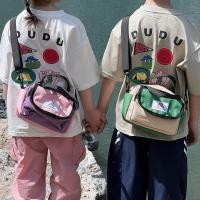 ราคา กระเป๋าสะพายข้างเด็กอินเทรนด์ Boys Casual Color-Block Outdoor Backpack IODC (41010633863)