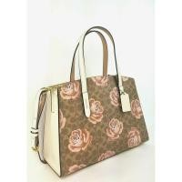 ราคา กระเป๋า COACH ใบใหญ่[ยาว14นิ้ว] ลายกุหลาบ - Tote Satchel แท้ % (6226924983)