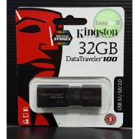 ราคา FLASH DRIVE (แฟลชไดร์ฟ) 32GB KINGSTON (DT100G3/32GB) USB 3.0 - สินค้ารับประกัน 5 ปี (4754186497)
