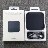 ราคา Original Samsung Galaxy Z พับ Flip 2 3 4 5 6 Fast Wireless Charger สําหรับ Galaxy S25 S24 S23 S22 S21 Note20 Ultra S10+ S9 S8 Plus QI Pad 15W EP-P2400 (29240473685)