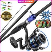 ราคา HAIYI FISHINGชุดคันเบ็ดราคาถูก 2 ส่วนปั่น/คันเบ็ดพร้อมรอก รอกเบส 14+1BB ลากสูงสุด 10 กิโลก คอมโบชุดสำหรับปลาคาร์พเบส (16995775781)