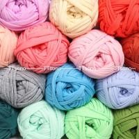 ราคา Ready Sotckไหมผ้ายืด T-Shirt Yarn/ ไหมพรมผ้ายืด 100 กรัม DIY Yarn Blanket / Bag (20772224132)