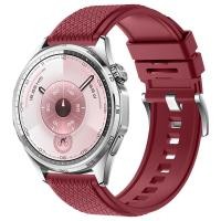 ราคา 22mm Fluoroelastummer Strap Quick Release Band ใช้งานร่วมกับ Samsung Galaxy Watch 3 45mm Gear S4 46mm S3 (40326826268)