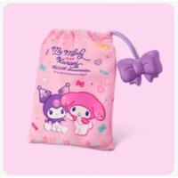 ราคา ถุงผ้าหูรูดKuromi Mymelody จากญี่ปุ่น มือ2 (42527612696)