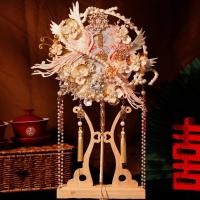 ราคา กลุ่มพัดลมเจ้าสาวแต่งงานทําเองแพคเกจวัสดุที่ทําด้วยมือผลิตภัณฑ์สําเร็จรูป ซิวเหอ ซี พัดลมแต่งงานอุตสาหกรรมหนักพัดลมแต่งงานสองด้าน กยูออน (44952057605)