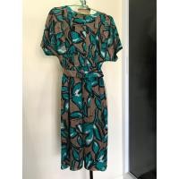 ราคา USED floral maxi dress ชุดเดรสยาว ลายดอกไม้ สีน้ำตาล/เขียว ผ้าฝ้ายผสมลินิน เสื้อผ้ามือสอง เดรสมือสอง งานมือสองญี่ปุ่น (4483242018)