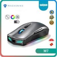 ราคา Machenike M7 wireless gaming mouse Omron RGB backlit programmable charging computer mouse (26604250384)