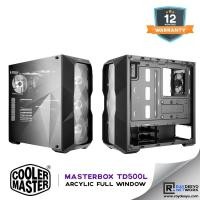 ราคา Cooler Master MasterBox TD500L Diamond Cut Design Gaming Case [ATX, Matx, Mini-ITX] (22668986837)