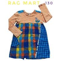 ราคา สินค้ามือสอง แบรนด์แท้ ญี่ปุ่น RAG MART เดรส เด็กผู้หญิง ชุดกระโปรง เด็ก Size 130 เด็กสูง 125-135 cm (29973079387)