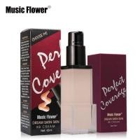 ราคา แท้ MUSIC Flower Perfect Coverage Foundation รองพื้นฝาม่วงในตำนาน เนื้อนุ่มบางเบาปกปิดดีเยี่ยม (754241426)