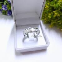 ราคา แหวนเงินพ่นทราย ทรงปลอกมีด [งานอิตาลึ่แท้] (3163841304)