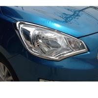 ราคา ครอบไฟหน้าโครเมี่ยม (Head Lamp Cover)/Mitsubishi Attrage 2013 AO (2193850893)