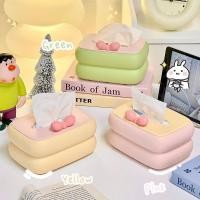 ราคา เหมือนฝัน สีชมพูสีเขียวกล่องกระดาษทิชชูโบว์หวานออกแบบผู้ถือผ้าเช็ดปากบ้านห้องน้ํากล่องเก็บกระดาษทิชชู (57003904670)