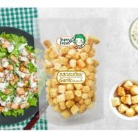 ราคา กรูตอง ขนมปังอบกรอบ รสกระเทียม 75 กรัม Garlic Flavor Croutons 75g (7949854867)