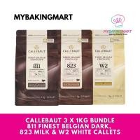 ราคา Callebaut 3 x 1kg Bundle - 811 Finest Belgian Dark, 823 Milk & W2 White (50104922513)