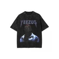 ราคา ทีเชิ้ตกราฟิกอัลบั้ม Kanye West Yeezus เสื้อผ้าสตรีทวินเทจพร้อมตัวอักษรที่โดดเด่น ศิลปะนามธรรม (55854581101)