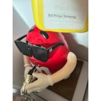 ราคา M&M's Dispenser Collector Series Red Cafe NIB Limited Edition With Candy (41754739166)