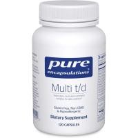 ราคา Pure Encapsulations Multi T/D - อาหารเสริมวิตามินและแร่ธาตุ - เพื่อสุขภาพประจําวัน, สุขภาพหัวใจและภูมิคุ้มกัน* - อุดมไปด้วยวิตามินและแร่ธาตุ - ปราศจากกลูเตนและมังสวิรัติ - 1 (52404608739)