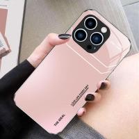 ราคา ผงคริสตัลหินเบาและหรูหรา เคสกระจกนิรภัย iPhone 6/7/8/ X/ XSMAX/ 11/ 12/ 13/ 14/ 15 PRO/ PROMAX/ PLUS ใช้งานได้ (43278713249)