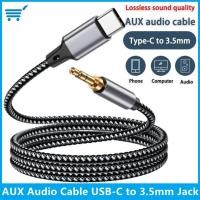 ราคา USB Type C ถึง 3.5 มม.Aux สายสัญญาณเสียงชุดหูฟังลําโพงแจ็คหูฟังอะแดปเตอร์รถ Aux สําหรับ Samsung iPhone15 Xiaomi HUAWEI Aux สาย (29314527308)
