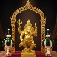 ราคา พระพิฆเนศ ขนาด 10x25 ซม 5 นิ้ว พระ​พิฆเนศ​ปางลีลาเหยียบหนู เจริญโภคทรัพย์ องค์บูชาพระพิฆเนศ (7051371290)