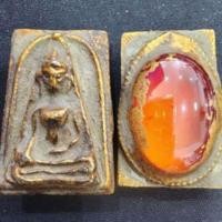 ราคา พระผงสุพรรณเนื้อชินทอง หลังเม็ดพระธาตุ กรุดอยไซ (44404353750)