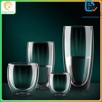 ราคา แก้วสองชั้น แก้วกาแฟ 2 ชั้น แก้วกาแฟ แก้วชา แก้วใส่นมทนความร้อน แก้วสองชั้น 250/350/450/650มล สำหรับ คาเฟ่ ร้านกาแฟ (42654487664)